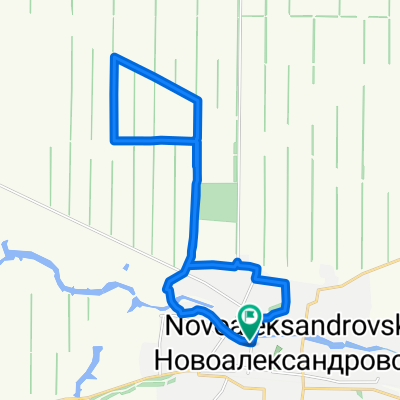 От улица Гагарина, 478, Новоалександровск до улица Гагарина, 478, Новоалександровск