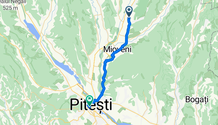 DC83 126, Bucșenești-Lotași to Intrarea Rahovei 2, Pitești