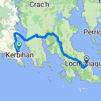 De 10 Place Évariste Frick, Locmariaquer à 13 Rue de Port Biren, La Trinité-sur-Mer