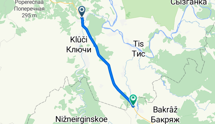 От Р242, Шахарово до Р242, Ачит