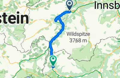 Route in der Bikemap App öffnen