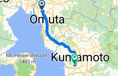 Route in der Bikemap App öffnen