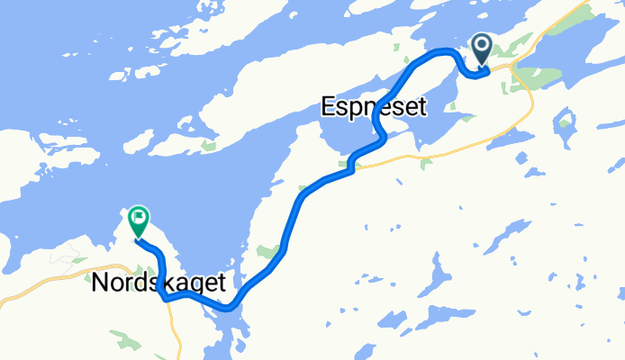Aukbeina, Dyrvik do Industriveien, Kverva