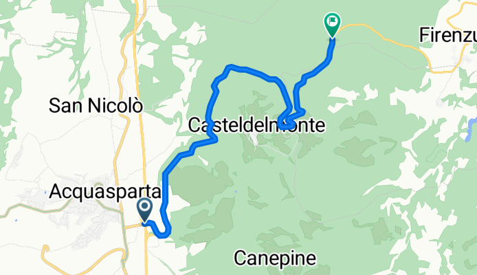 Cronoscalata Firenzuola (Acquasparta)