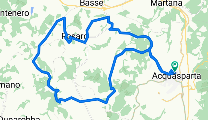 Terra dell'Acqua e dei Ciclamini - MTB - Percorso B
