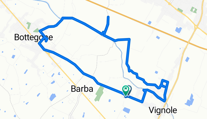 Da Via Ceccarelli 211, Quarrata a Via Case Gori 100/5, Quarrata