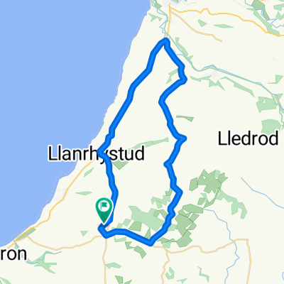 Llanon-Llanfarian route