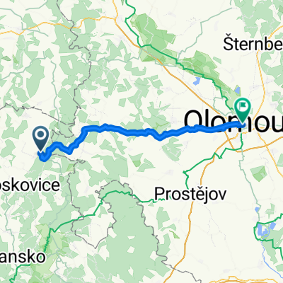Šebetov - Olomouc