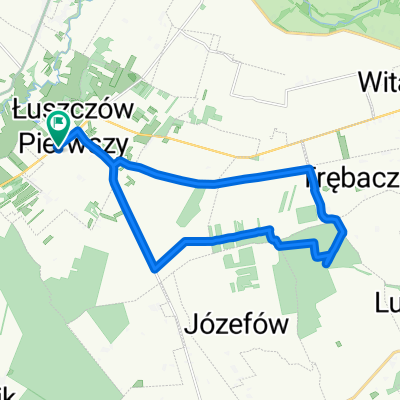 Umiarkowana trasa w Łuszczów Pierwszy