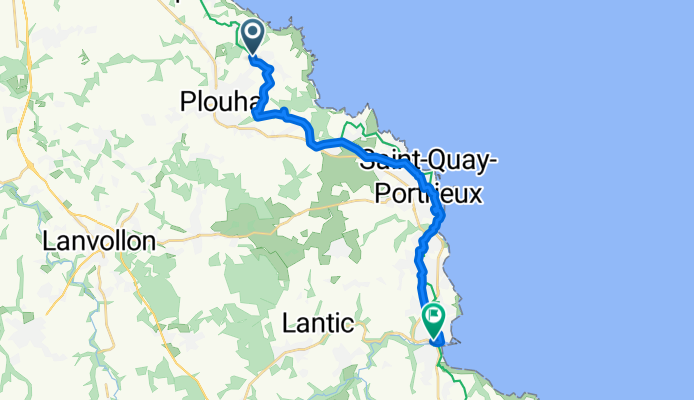 De 2A–4A Keruro, Plouha à 6 Place Le Pommelec, Binic