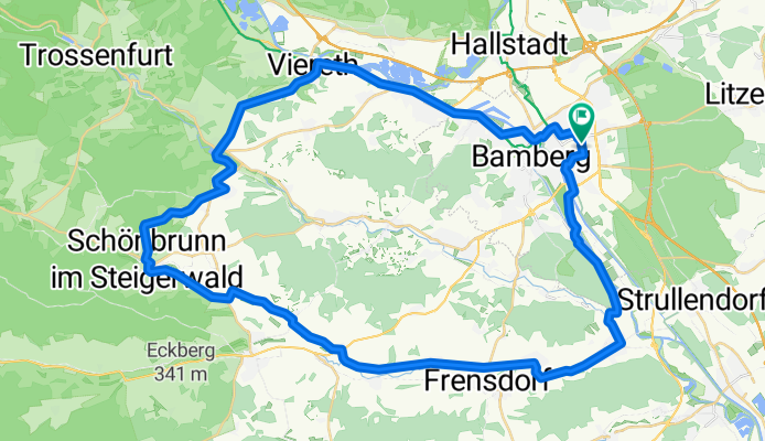 Durchs Rauhe Ebrach-Tal nach Schönbrunn im Steigerwald