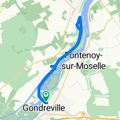 De Rue de la Grève 3, Gondreville à Rue de la Grève 7, Gondreville