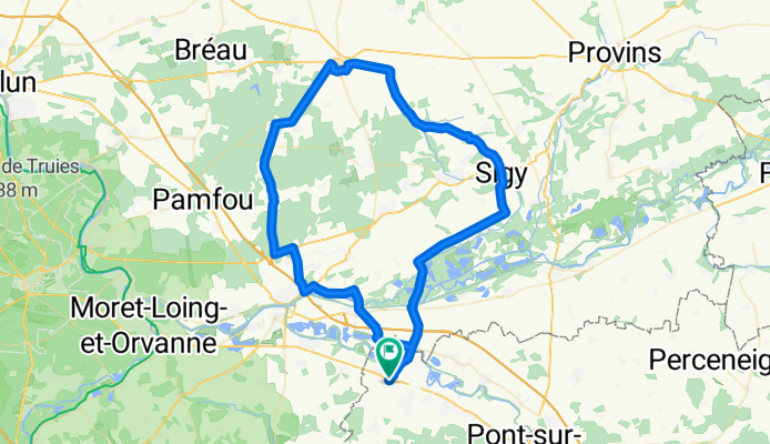 De Avenue des Promenades 3, Villeneuve-la-Guyard à Avenue des Promenades 5, Villeneuve-la-Guyard