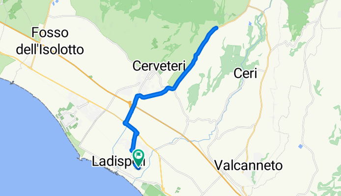 Da Via dei Ciclamini 18D, Ladispoli a Via dei Ciclamini 20A, Ladispoli