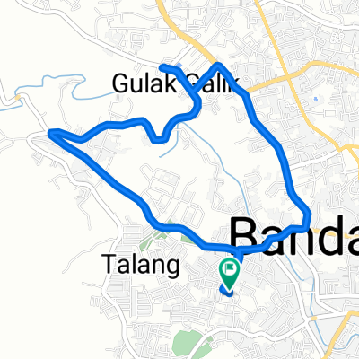 Jalan AMD Kota Jawa, Teluk Betung Barat to Jalan AMD Kota Jawa, Teluk Betung Barat