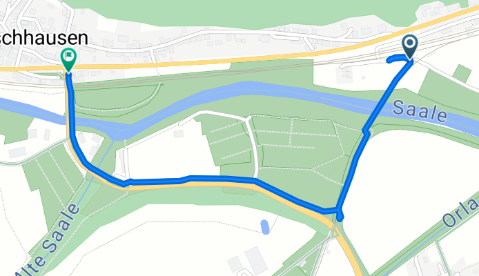 An der Kiesgrube, Orlamünde nach L1108, Orlamünde