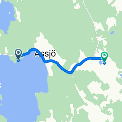 Assjö Pinte udde 1, Aneby to Askeryd Säteri 1, Aneby