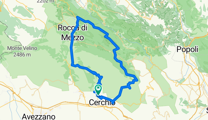 Aielli Radfahren