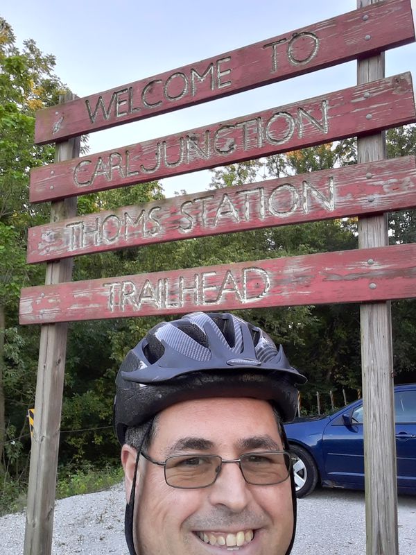 Rode on Thom Station Train in CJ, MO.