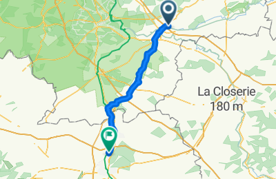 Route in der Bikemap App öffnen