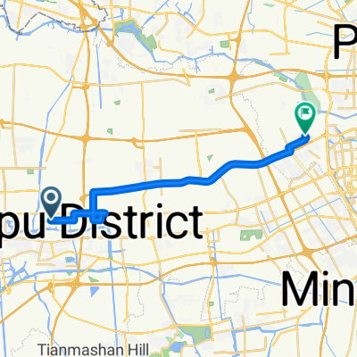 Route to Huacao Zhujiajingcun Donghuayuan Team Building 7, Shanghai