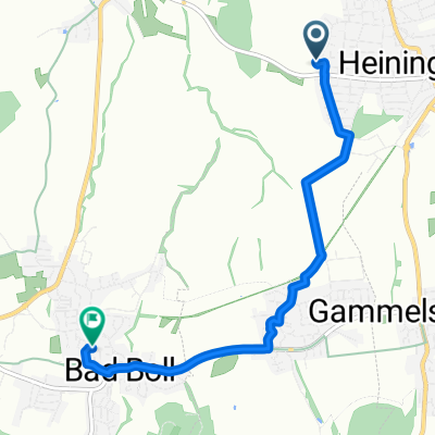 Mörikestraße 142, Heiningen nach Untere Breite 19, Bad Boll