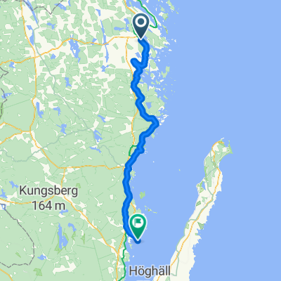 Västrumsvägen 45B nach Oknövägen 86