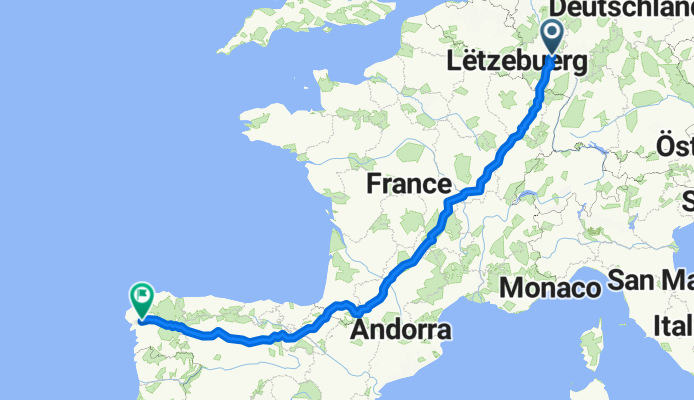 Gartenstraße 11, Kümbdchen nach Rúa do Vilar 49, Santiago de Compostela