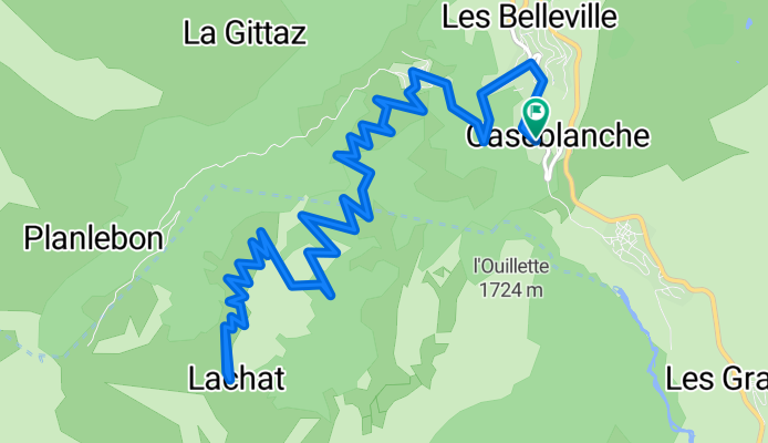 XC - St Martin de Belleville - Encombres Panoramique A/R