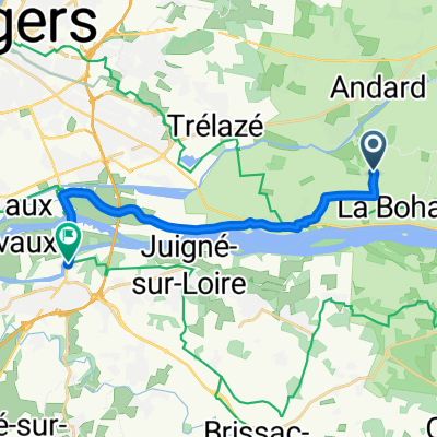 Itinéraire vers 18 Rue Maurice Berné, Les Ponts-de-Cé