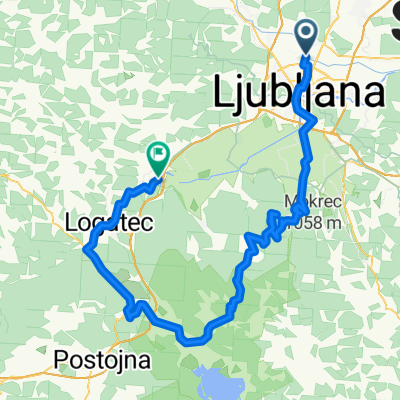 Krim,Rakitna in Vrhnika