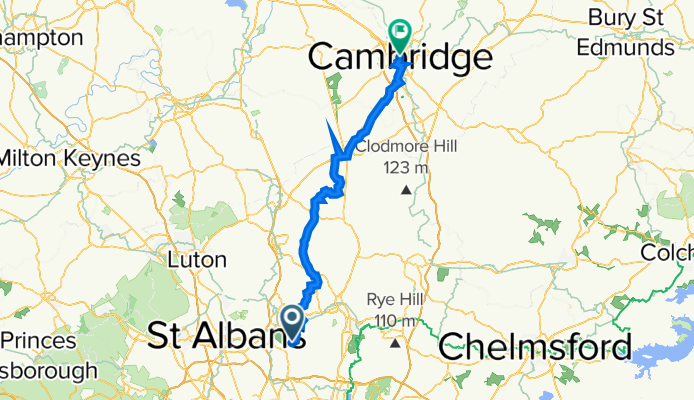 Hatfield to Cambridge