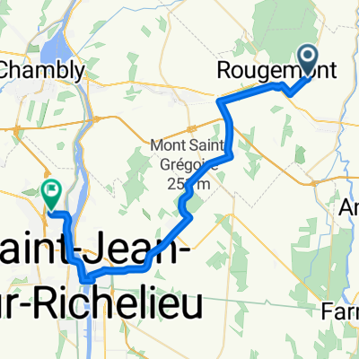 De 1050 La Grande-Caroline, Rougemont à 4 Rue des Mésanges, Saint-Jean-sur-Richelieu