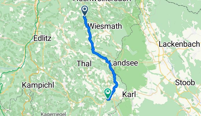Ober-Schlatten 5, Bromberg nach Hauptplatz 30–31, Kirchschlag in der Buckligen Welt