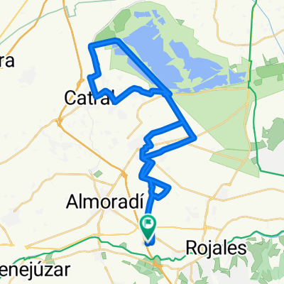 Heredades to El Fondo, San Felipe de Neri, Catral, Dolores, Daya Nueva and back to Heredades.