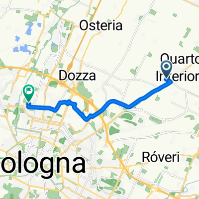 Via del Lavoro 7, Quarto Inferiore to Via Alceste Giovannini 7, Bologna