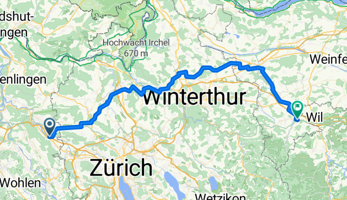 A1, Killwangen nach Grünaustrasse 12, Sirnach