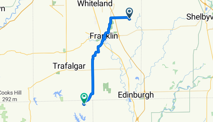 6401 E Urmeyville Rd, Franklin to 7680 Beech Tree Rd, Nineveh