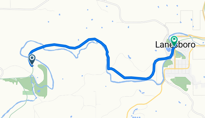 Root River State Trail, Lanesboro to Parkway Avenue South 109, Lanesboro