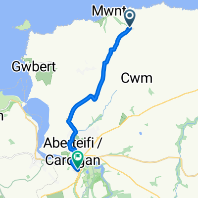 Blaenwaun Caravan Park to Tenby Road