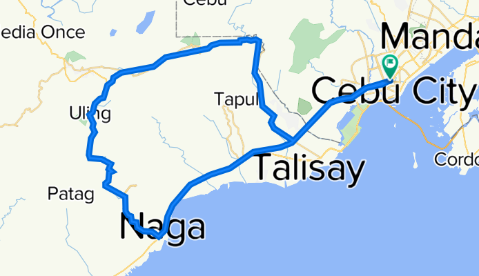 P. Del Rosario Street, Cebu City to P. Del Rosario Street, Cebu City