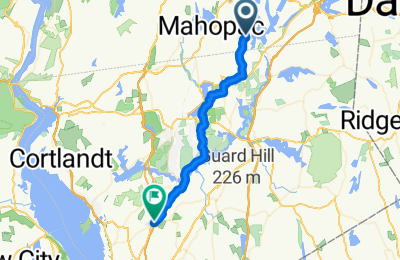 Route in der Bikemap App öffnen
