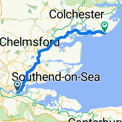 Tilbury to Clacton on Sea