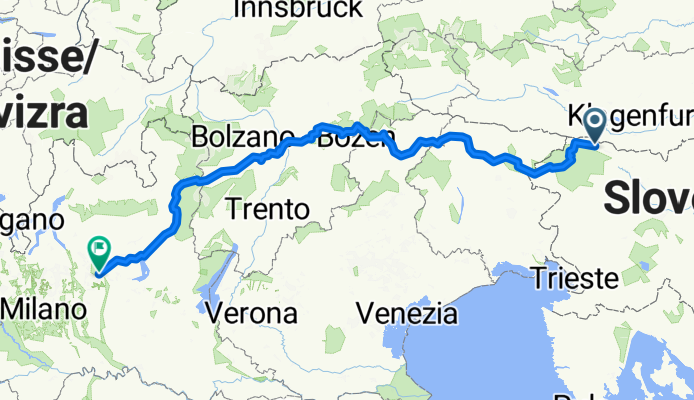 Dovje to Bergamo