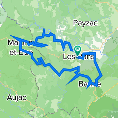 Les Vans Runde 1 über Banne und Hinterland
