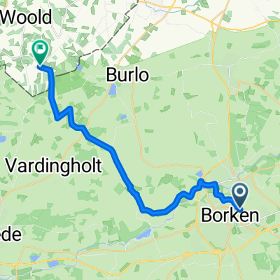 Borken Bahnhof zur Käserei Winterswijk