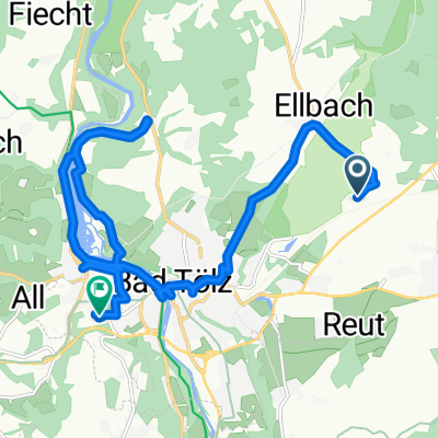 Obermühlberg 3, Bad Tölz nach Bergweg 5, Bad Tölz
