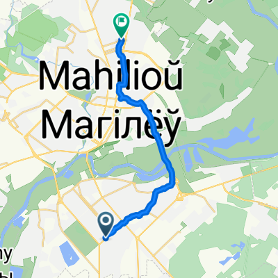 вуліца Габраўская 18, Магілёў to вул. Бялінскага 26, Магілёў