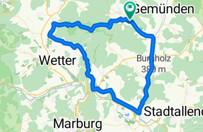 Route in der Bikemap App öffnen