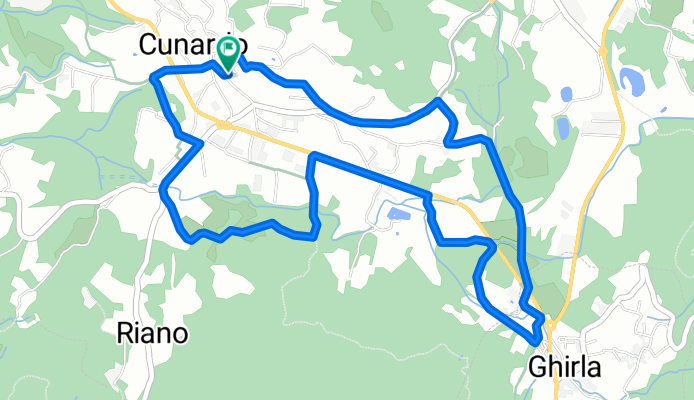 Percorso da Via G. Matteotti 6, Cunardo